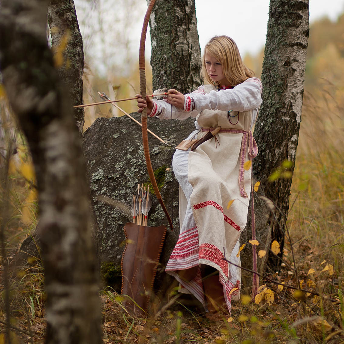 Sexy photo Girls in Slavic costumes in Uberlandia